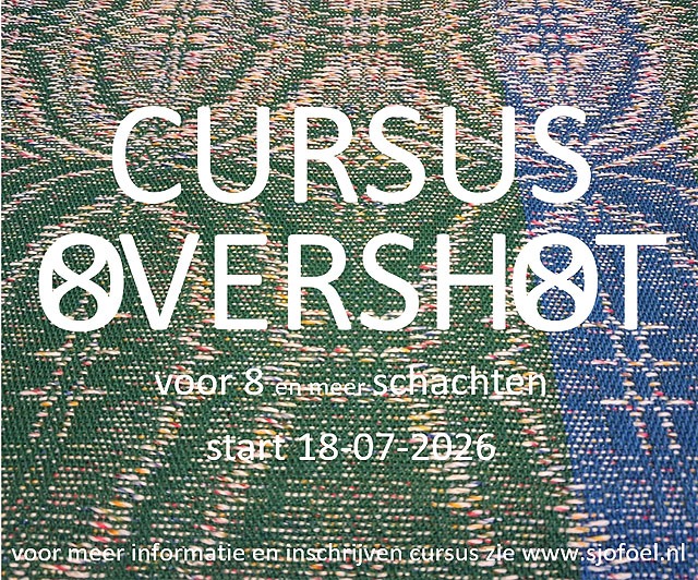 overschot weefsel in groen, blauw en roze